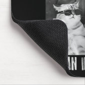 Funny Indoor Cat Meme Sorry I Can’t Go Retro Beer  マウスパッド (コーナー)