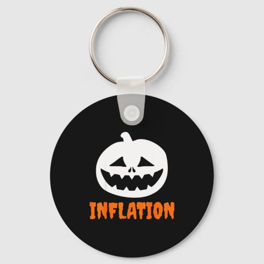 Funny Inflation Halloween Costume Couple Matching  キーホルダー (正面)