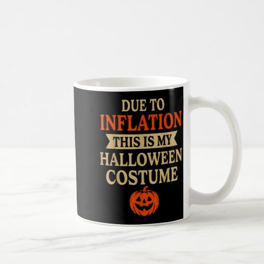 Funny Inflation Halloween Costume Couple Matching  コーヒーマグカップ (右)