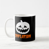Funny Inflation Halloween Costume Couple Matching  コーヒーマグカップ (左)