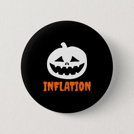 Funny Inflation Halloween Costume Couple Matching 缶バッジ (正面)