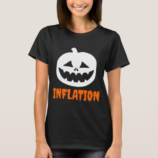 Funny Inflation Halloween Costume Couple Matching  Tシャツ (正面)