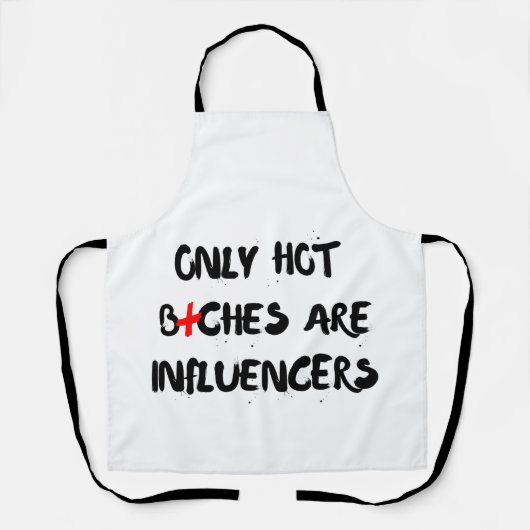 Funny Influencer Quote Apron For Home Decor エプロン (正面)
