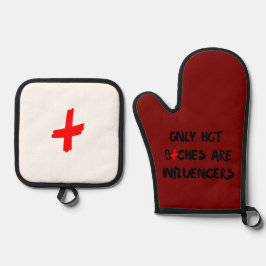 Funny Influencer Quote Gift For Home Decor  鍋つかみ&鍋敷きセット