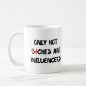 Funny Influencer Quote Mug Gift For Home Decor コーヒーマグカップ (左)