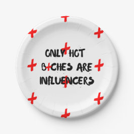 Funny Influencer Quote Pillow For Home Decor ペーパープレート