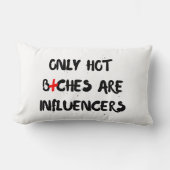 Funny Influencer Quote Pillow For Home Decor ランバークッション (正面)