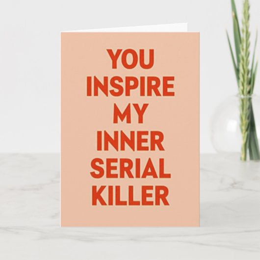 Funny Inner Serial Killer Card カード (正面)