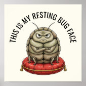 Funny Insect Bug ポスター (正面)