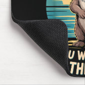 Funny Inspirational Otter Positivity Motivational マウスパッド (コーナー)