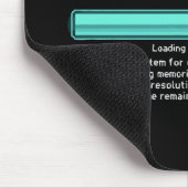 Funny Installing 2026 New Year Geek Retro Loading  マウスパッド (コーナー)