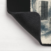 Funny Interstellar Cat Astronaut Kitten Space Sci- マウスパッド (コーナー)