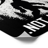 Funny Introvert Bigfoot People Not A Big Fan Dad J ポスター (角)