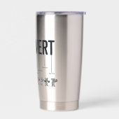 Funny Introvert Definition – Quiet Personality 保温保冷タンブラー (左面)