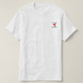 Funny Introvert Humor Tee With Hand Sign Tシャツ (デザイン正面)