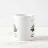 Funny Introvert Koala Coffee Mug コーヒーマグカップ (中央)