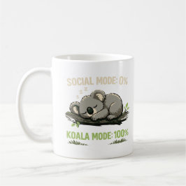 Funny Introvert Koala Coffee Mug コーヒーマグカップ