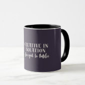 Funny Introvert Panda Mug – Creative in Isolation マグカップ (正面右)