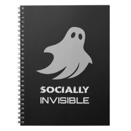 Funny Introvert Spooky Ghost ノートブック