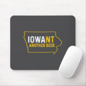 Funny Iowant Another Beer Iowa Beer Distressed  マウスパッド (マウス)