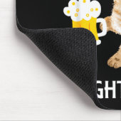 Funny Irish Beer Cat St Patricks Day Drinking With マウスパッド (コーナー)