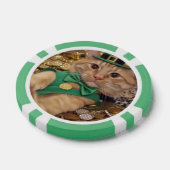 Funny Irish Cat Lucky Poker Chip ポーカーチップ (シングル)