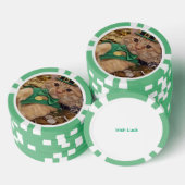Funny Irish Cat Lucky Poker Chip ポーカーチップ (積み重ね)