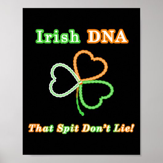 Funny Irish Dna Test Results - Ireland Ancestry An ポスター (正面)