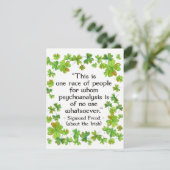 Funny Irish Quote St Patricks Card シーズンカード (スタンド正面)