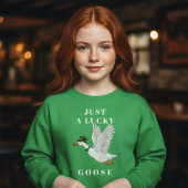Funny Irish St. Patrick's Day Just a Lucky Goose Tシャツ