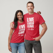 Funny Ironic Quote Live Laugh Leave Me Alone Graph Tシャツ (ユニセックス)