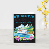 Funny Island Cruise Ship Family Reunion  カード (黄色い花)