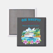 Funny Island Cruise Ship Family Reunion  マグネット (正面/裏面)