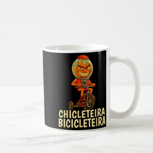 Funny Italian Brainrot Kids Meme Chicleteira Bicic コーヒーマグカップ (右)