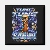 Funny Italian Brainrot Tung Tung Tung Sahur  マグネット (正面)