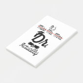 Funny It's Miss Ms Mrs Dr Actually, Phd Graduation ポストイット (アングル)