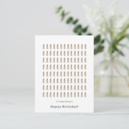 Funny I've Lost Count Happy Birthday Candles Card ポストカード