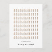 Funny I've Lost Count Happy Birthday Candles Card ポストカード (正面)
