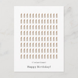 Funny I've Lost Count Happy Birthday Candles Card ポストカード