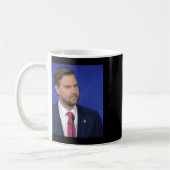 Funny J.d Vance Meme Vice President Dete Face  コーヒーマグカップ (左)
