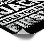 Funny Jack If At First You Don't Succeed Try Doing ポスター (角)