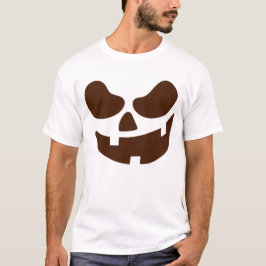 Funny Jack-o'-Lantern Face Halloween T-Shirt Tシャツ