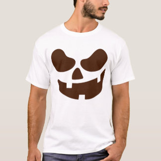 Funny Jack-o'-Lantern Face Halloween T-Shirt Tシャツ