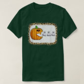 Funny Jackolantern Pumpkin With Ghosts Halloween C Tシャツ (デザイン正面)