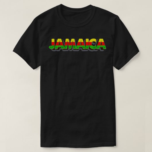 Funny Jamaica Flag Palm Summer Vacation dad of the Tシャツ (デザイン正面)