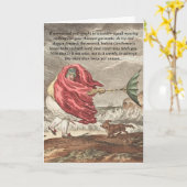 Funny Jane Austen Regency Romance Tips Card カード (黄色い花)