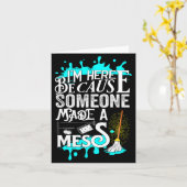 Funny Janitor Quote For Men And Women Cleaners And カード (黄色い花)