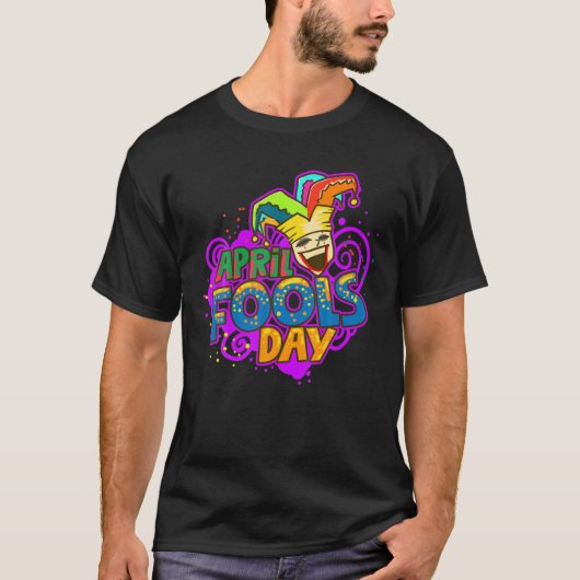 Funny Jester Happy April Fool's Day, Jokes Pranks Tシャツ (正面)