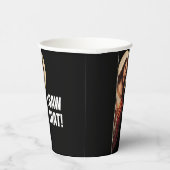 Funny Jesus "I Saw That" Christian meme design 紙コップ (右)