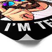 Funny Jesus I'm Telling Dad Religious ポスター (角)